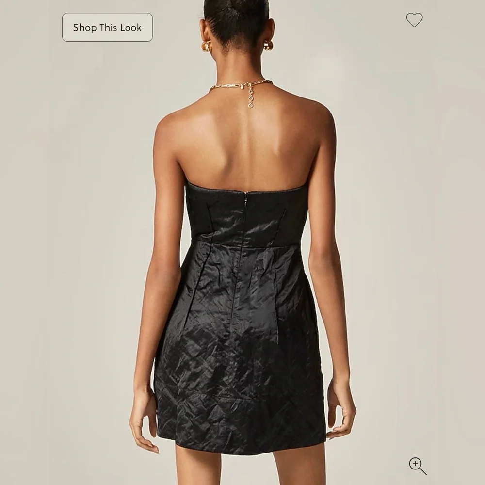 J CREW‎ SIZE 0 Collection strapless mini dress in memory satin CD083